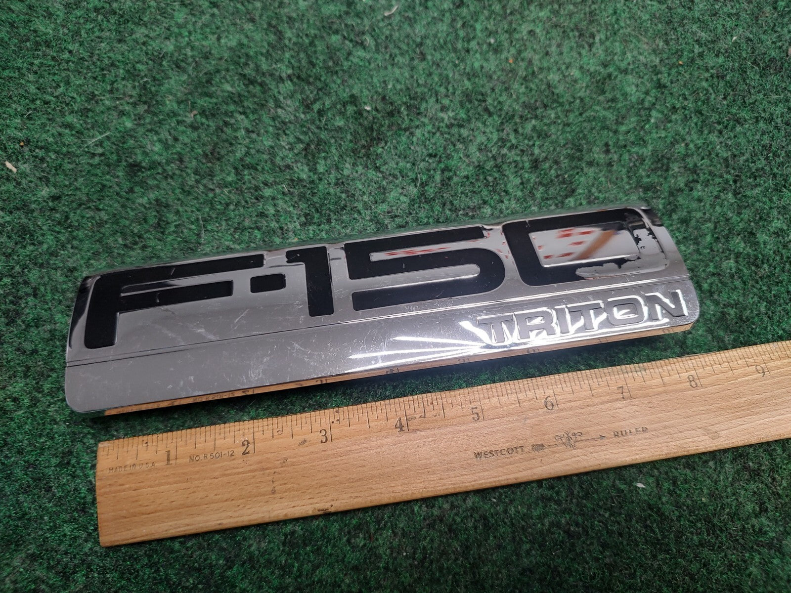 2004-2008 FORD F150 F-150 TRITON FENDER CHROME EMBLEM 5L34-16B114-PA 1L4