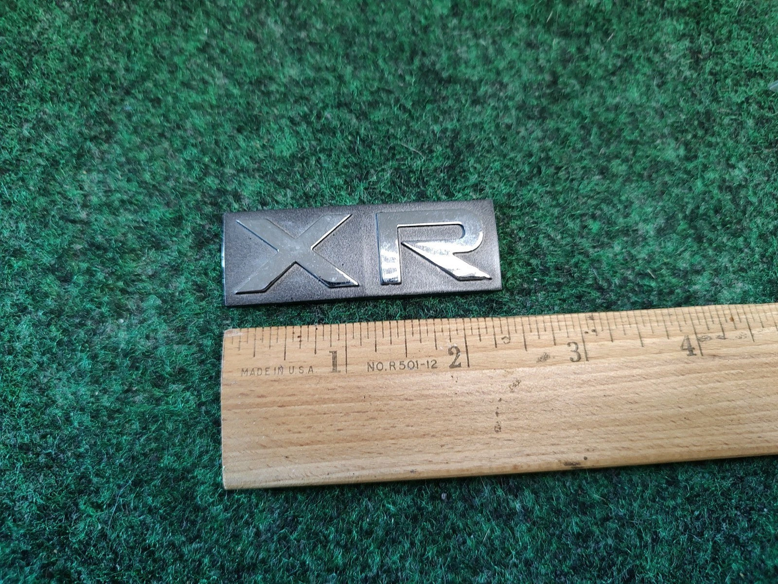 Saturn OEM Astra XR 2 3/8" Emblem Badge Logo Nameplate Name Plate 4S1