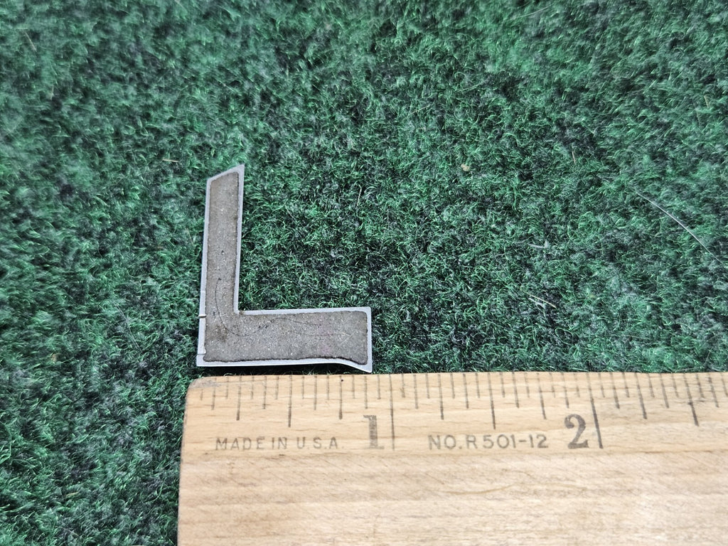 OEM "L" Chrome Individual Letter 3D Lettering Emblem Badge Logo Nameplate 7S7