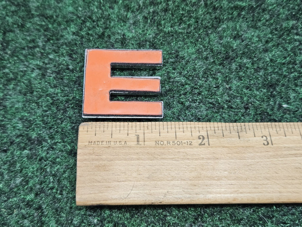 OEM Chrome "E" Hood Hatch Individual Letter Emblem Badge Logo Nameplate 2S2