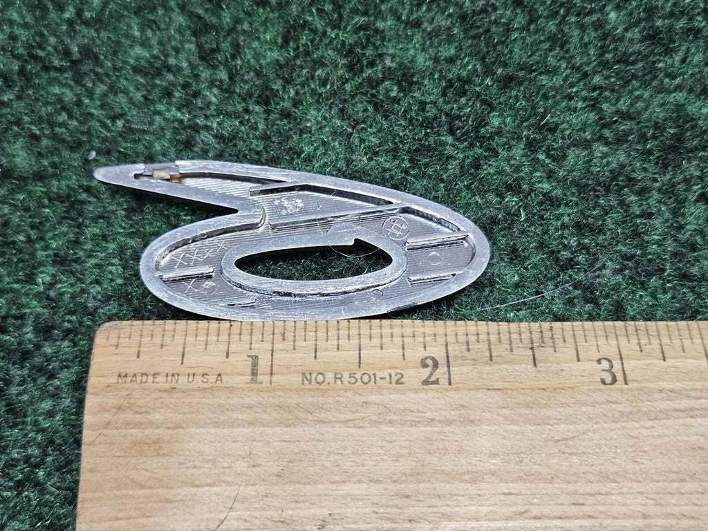 OEM "6" Chrome Individual Number Lettering Emblem Badge Logo Nameplate 3D  7S7