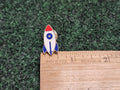 SPACE ROCKET LOGO PIN GREAT FOR ANY COLLECTION Lapel