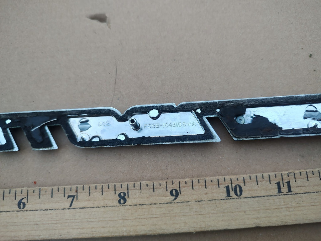 1995 1996 1997 Ford Windstar GL Emblem F58B-1643156-FA Chrome Finish OEM 7S4