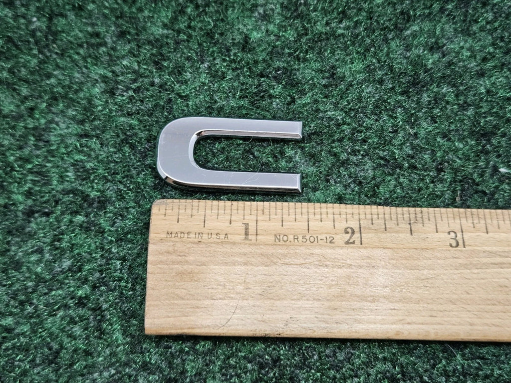 OEM "C" Chrome 3D Individual Letter Lettering Emblem Badge Logo Nameplate 2S2