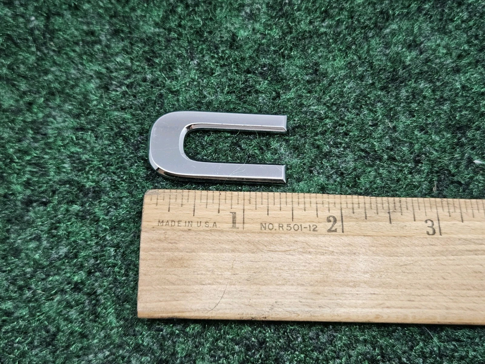 OEM "C" Chrome 3D Individual Letter Lettering Emblem Badge Logo Nameplate 2S2