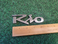 2006-2011 KIA RIO REAR TRUNK LID CHROME EMBLEM LOGO BADGE 1M6