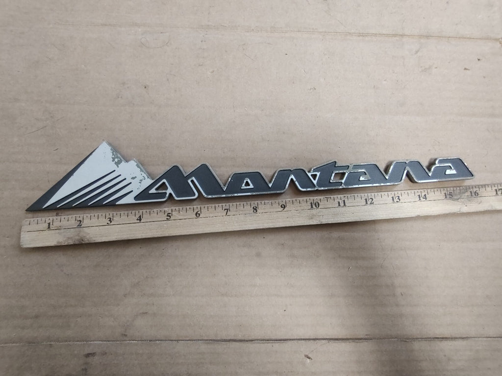 Pontiac 1999-2005 Montana Front Door Side Emblem badge Logo Name 10413185 DL1