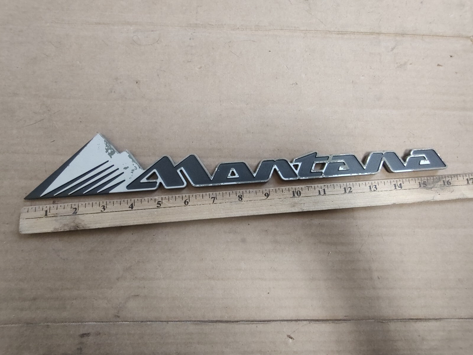 Pontiac 1999-2005 Montana Front Door Side Emblem badge Logo Name 10413185 DL1