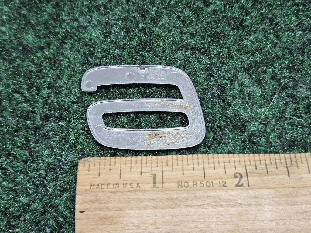 Volvo OEM S60 "6" Chrome Number Individual Letter Emblem Badge Logo Name 7S7