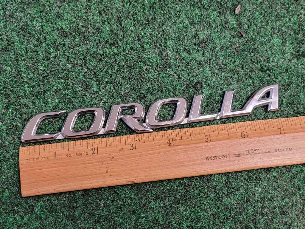 2003 2006 2007 2008 Toyota Corolla Rear Trunk Nameplate Emblem 75442-02070 1M7