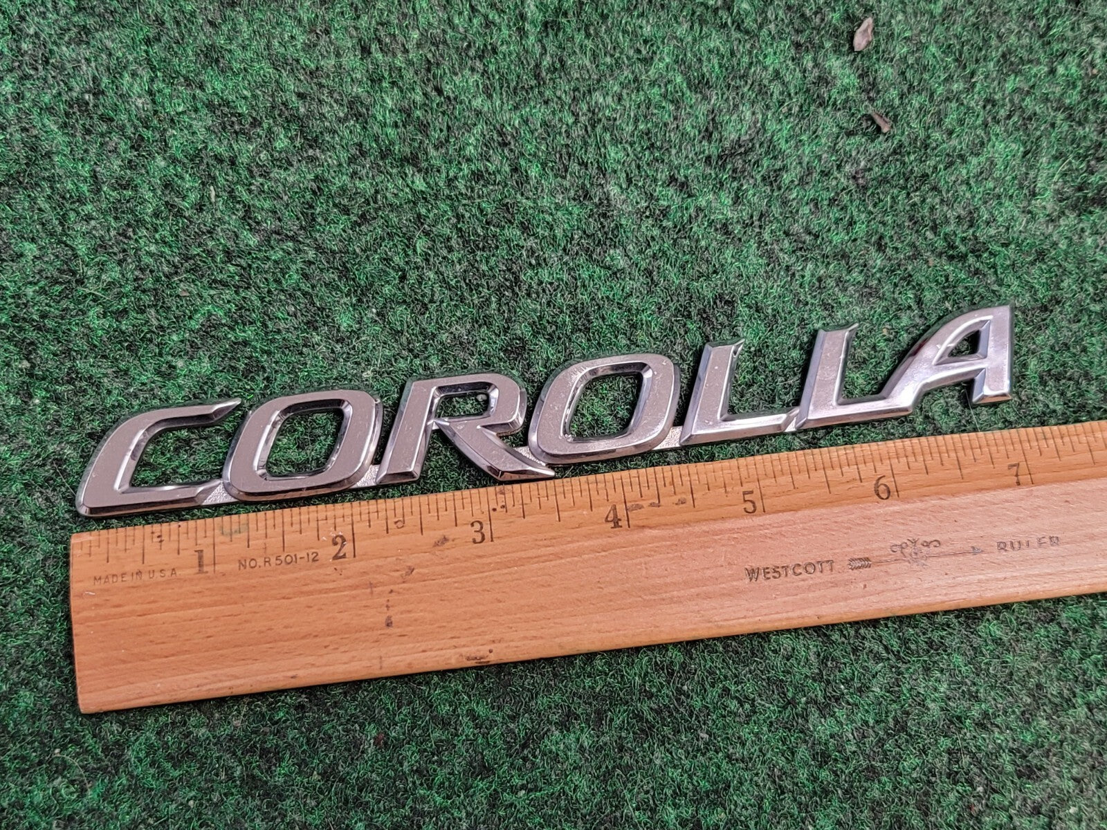 2003 2006 2007 2008 Toyota Corolla Rear Trunk Nameplate Emblem 75442-02070 1M7