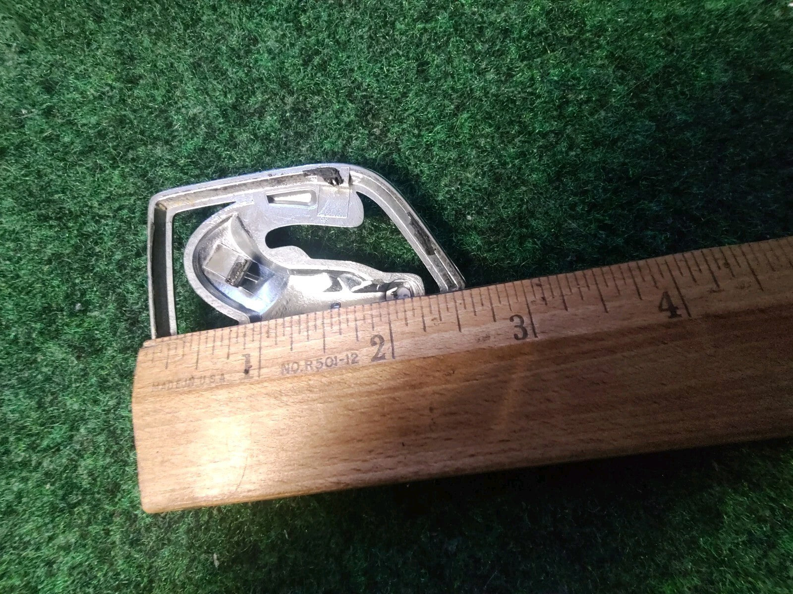 Dodge Front Grille Emblem Logo Badg OEM Name Plate Name See Measurements 4S3