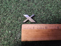 OEM "X" Chrome Individual Letter Lettering Emblem Badge Logo Nameplate 5L9