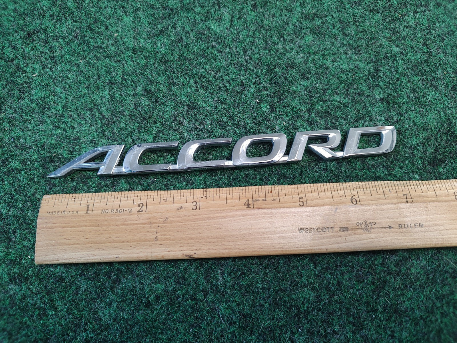 Honda Accord Emblem Rear Trunk Chrome Badge Back Symbol Logo Nameplate 2S8