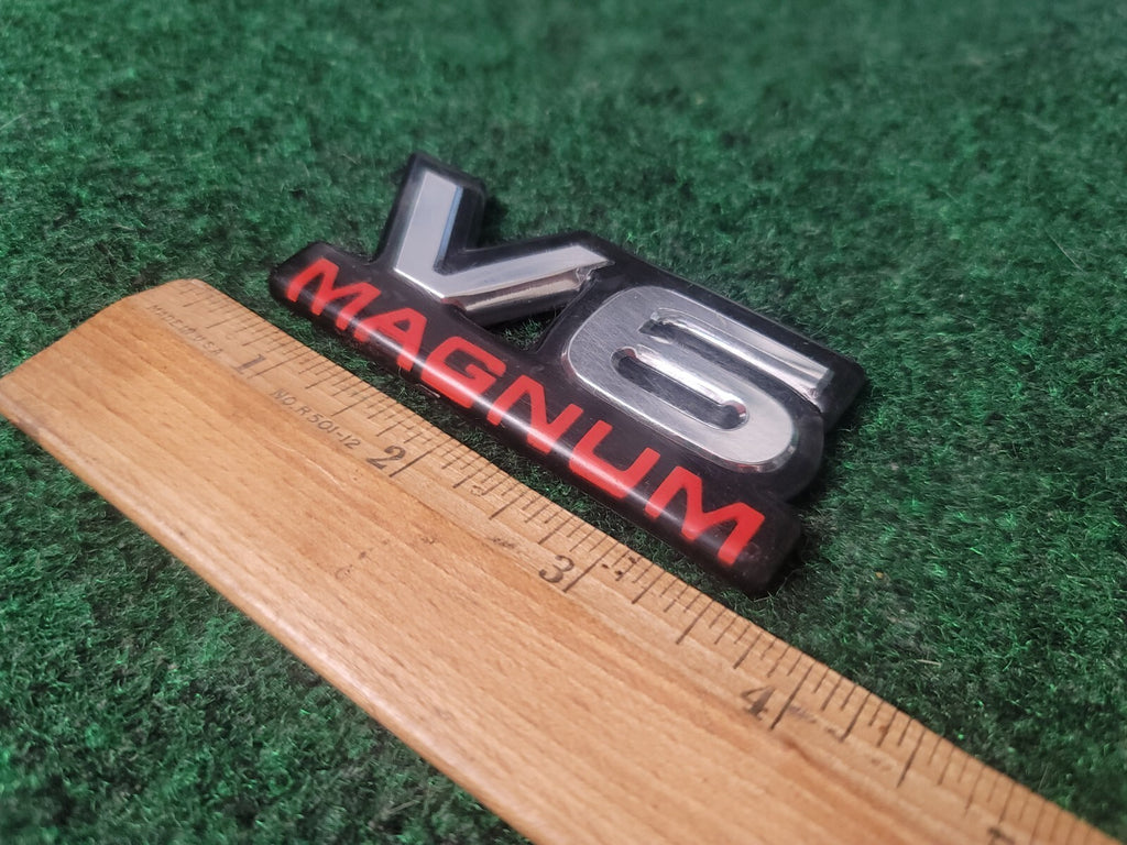 Dodge V6 Magnum Badge Emblem Name Plate Logo OEM 5S8