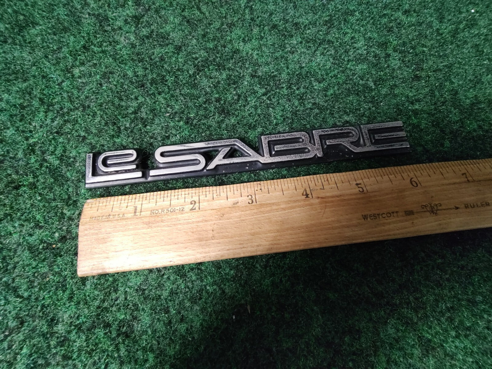 Buick OEM LeSabre 6.25" Vintage Emblem Badge Logo Nameplate Name Plate 5S4