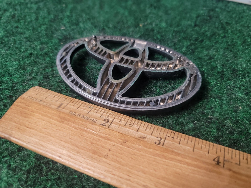 Toyota Chrome Emblem Logo Symbol Unknown Model ~3.25" 3S9