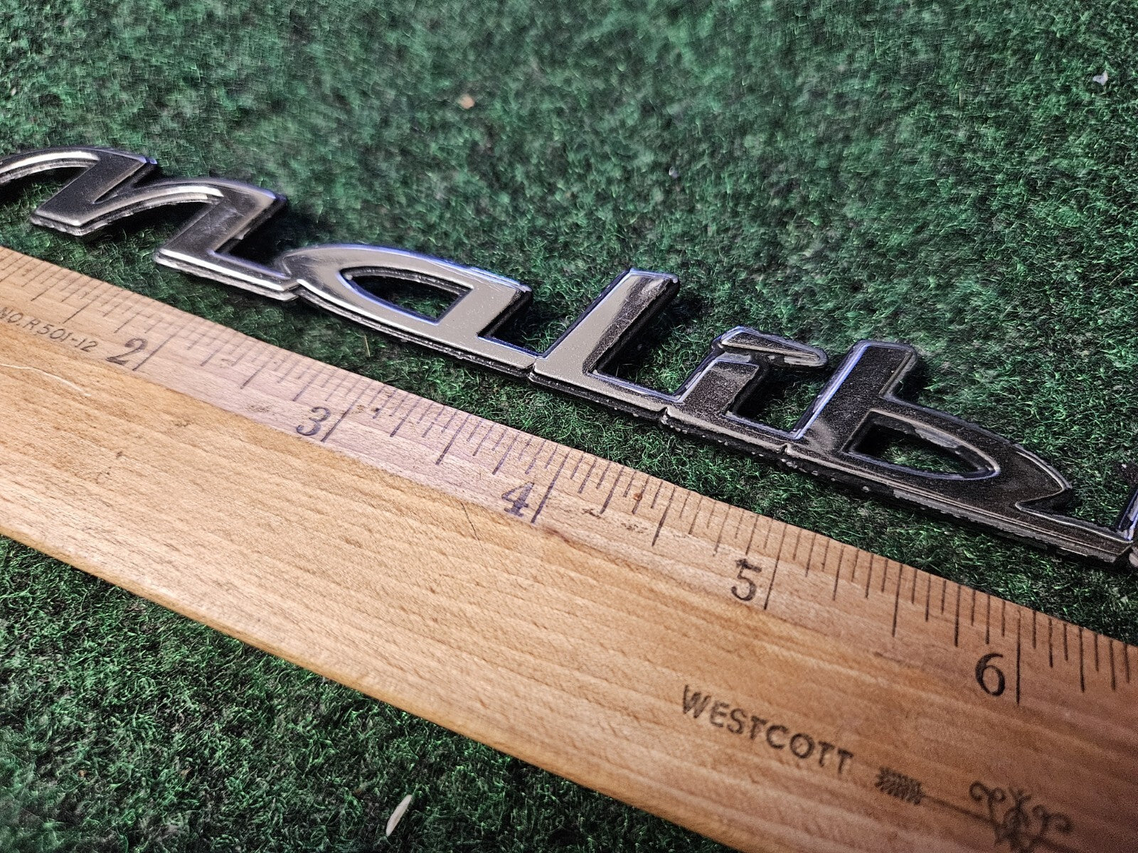 1997-2003 Chevy Malibu Chrome Rear Emblem Badge Logo Nameplate Name Plate 5L9