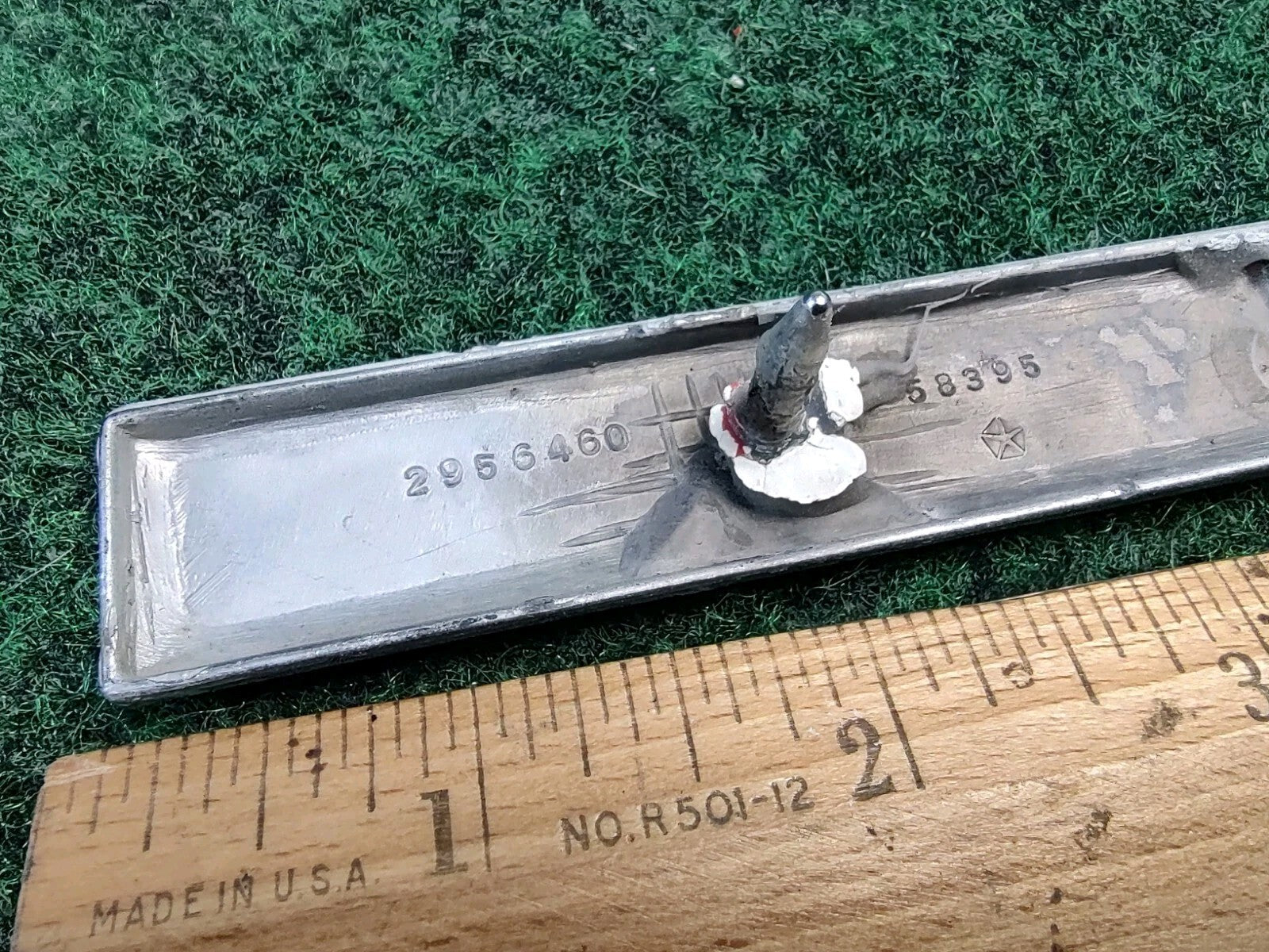 Circa 1970s Dodge Sportsman Van Chrome Emblem Badge Fender Nameplate 1S9