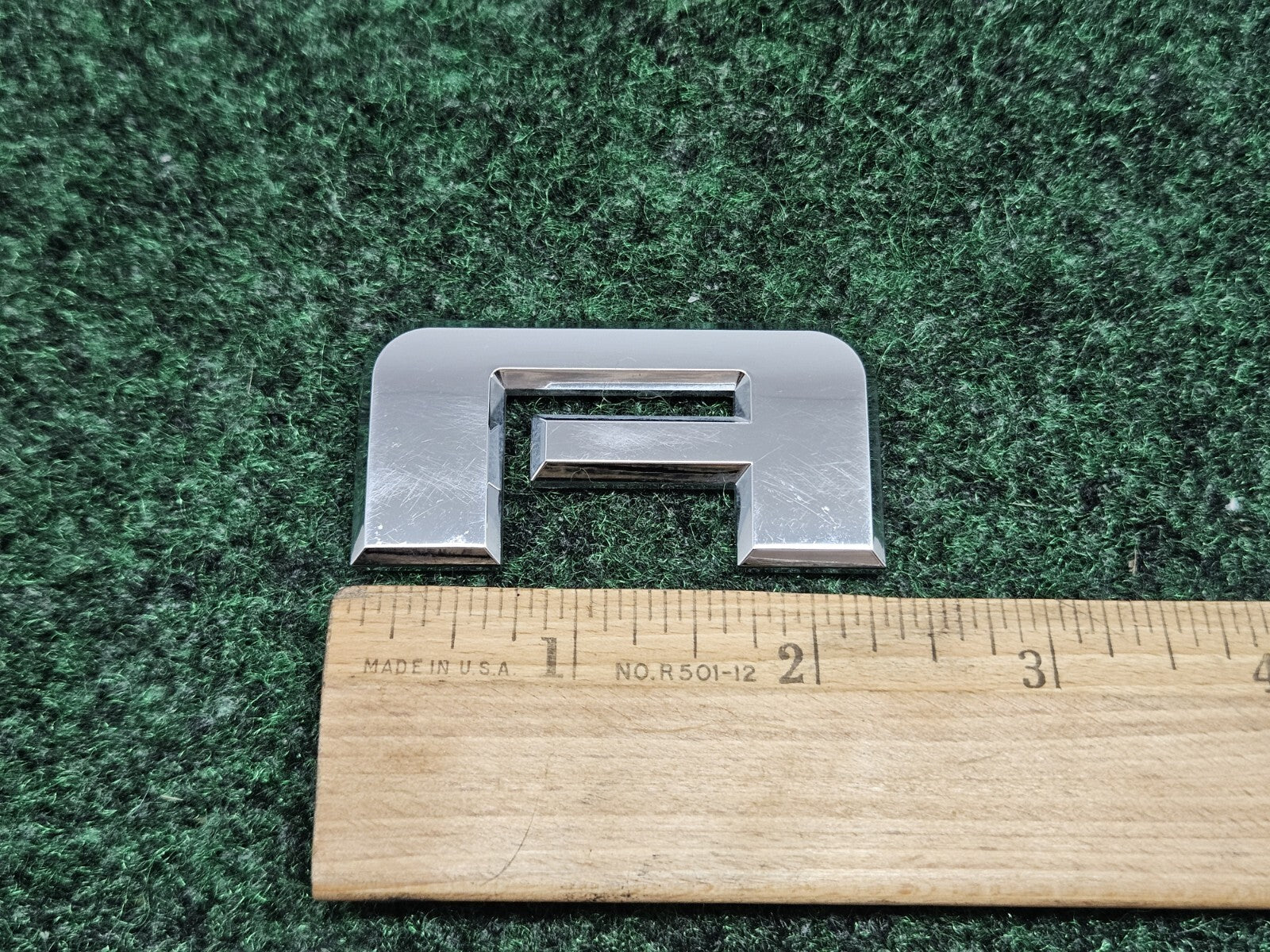 OEM "A" Chrome Individual Letter Lettering Emblem Badge Logo Nameplate 2S2