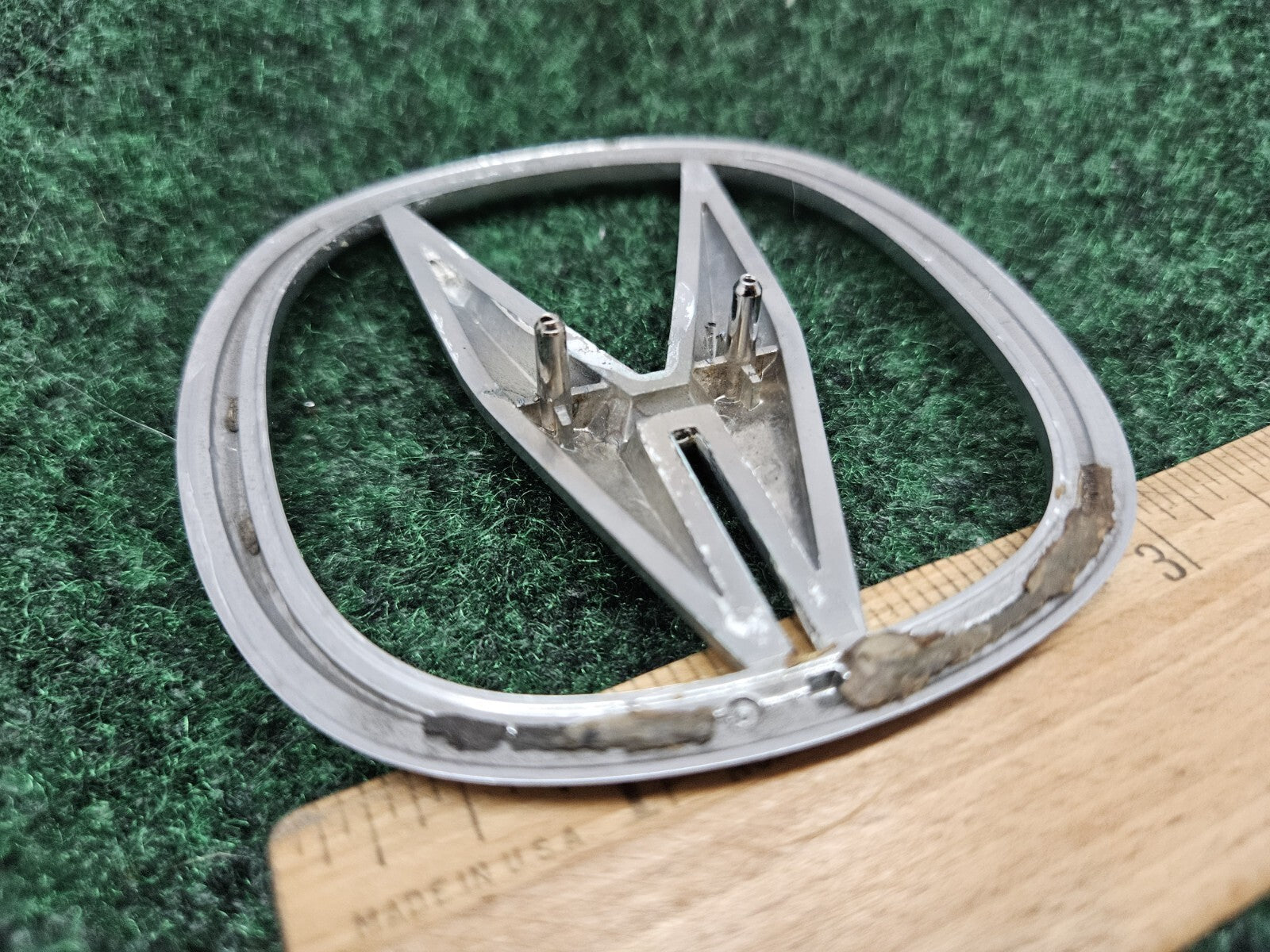 2000-2006 ACURA MDX A EMBLEM REAR TRUNK LID LOGO SYMBOL BADGE CHROME OEM GL4