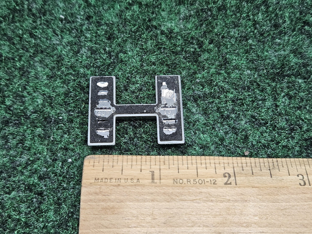 OEM "H" 3D Chrome Individual Letter Lettering Emblem Badge Logo Nameplate 7S8