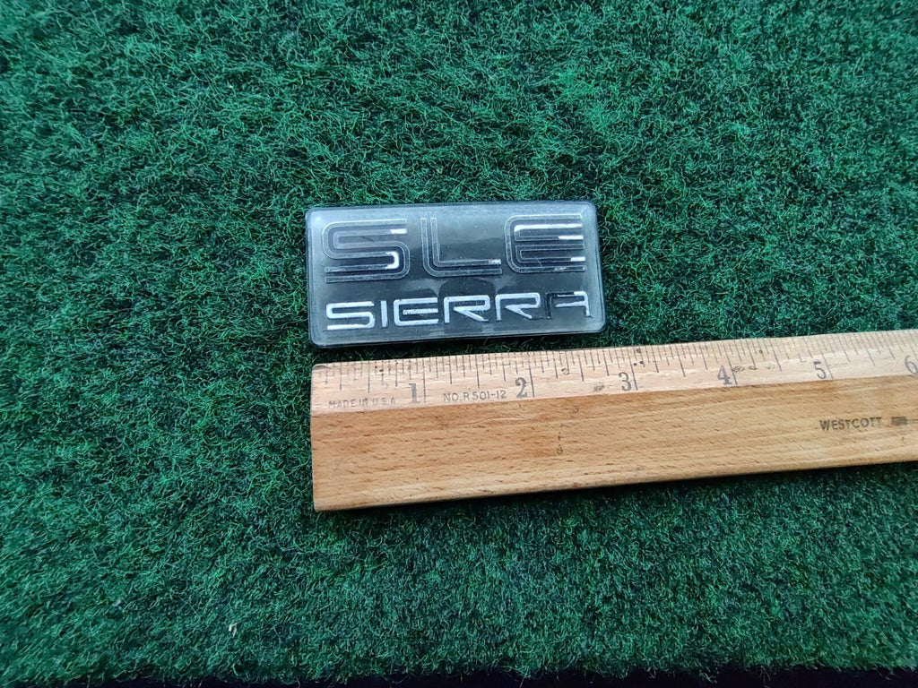 GMC SIERRA CHEVY TRUCK SLE EMBLEM LOGO BADGE SIGN SYMBOL OEM 5S3
