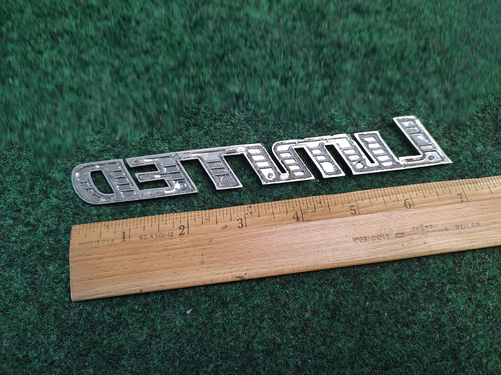 TOYOTA LIMITED CHROME SIDE EMBLEM LOGO BADGE SIGN SYMBOL NAME Scratches OEM 4S4