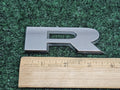 OEM "R" Chrome Individual Letter Lettering Emblem Badge Logo Nameplate 7S9