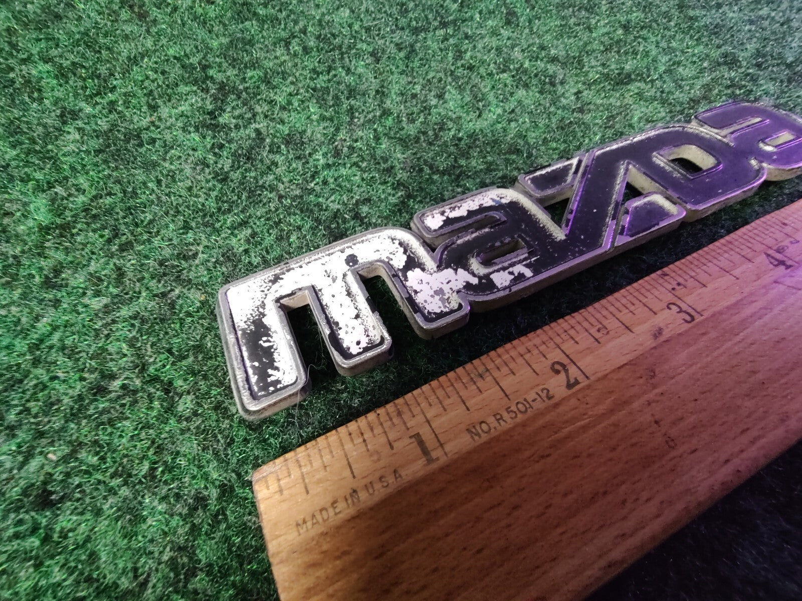 Mazda OEM Chrome Emblem Badge Logo Nameplate Name Plate ~5.75" 5S1