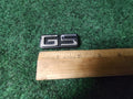 OEM GS Chrome Plastic 2" Emblem Badge Logo Nameplate Name Plate Insignia 9L3