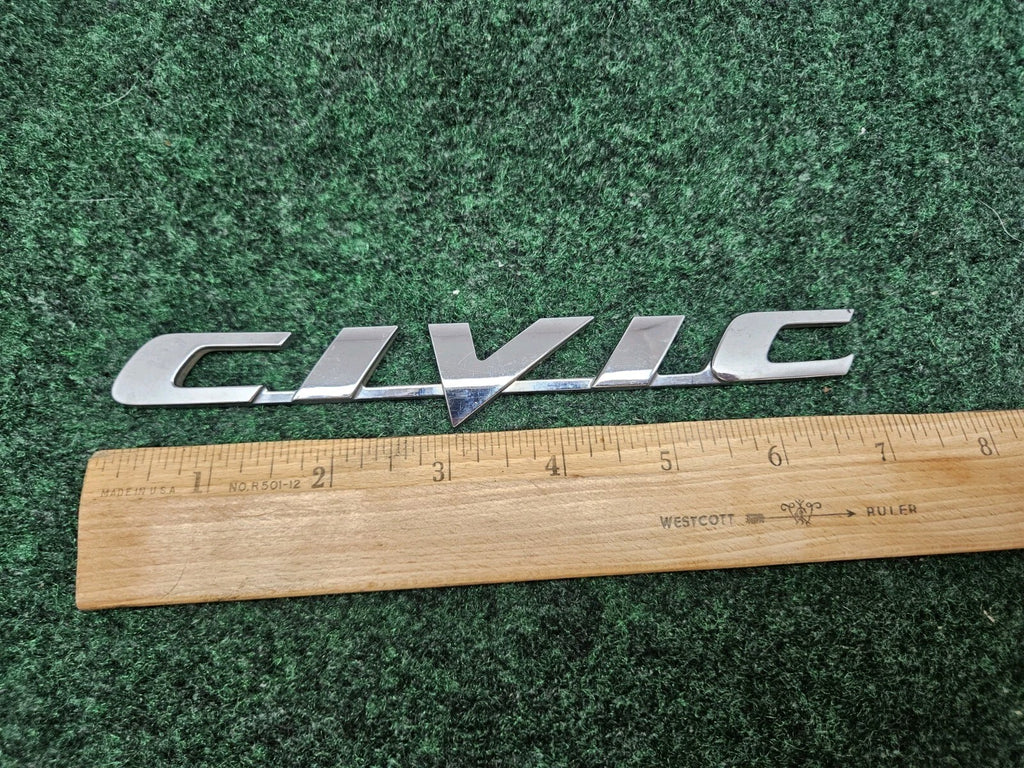 1996-2010 Honda Civic Emblem Logo Letter Badge Trunk Rear Chrome Name Plate GL2