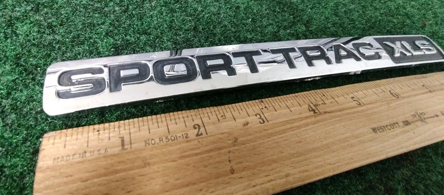 2002 2003 04 05 Ford Explorer Sport Trac XLS Rear Tailgate Nameplate Emblem 8L9