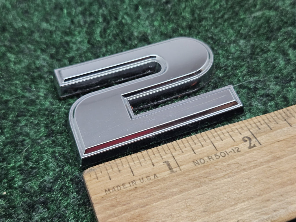 For 2009-2018 Dodge Ram Door Chrome Emblem "2" OEM EMBLEM Number Nameplate 7S7