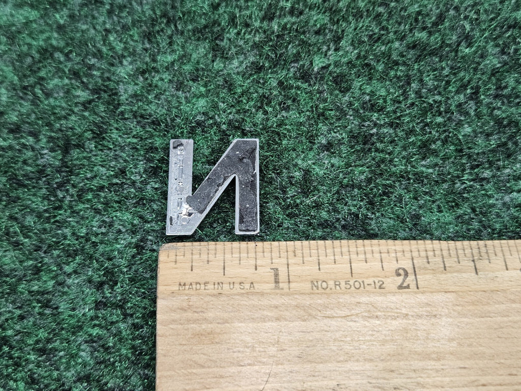 OEM "N" 3D Chrome Individual Letter Lettering Emblem Badge Logo Nameplate N 2S2