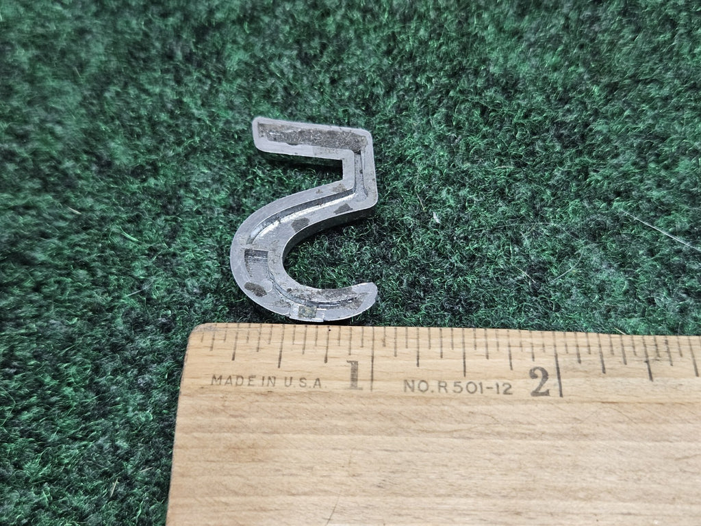 OEM "5" Chrome Individual Number Lettering Emblem Badge Logo Nameplate 3D 5 7S7