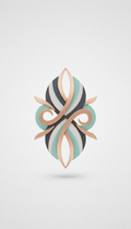 Rose Gold Accent Logo Mark