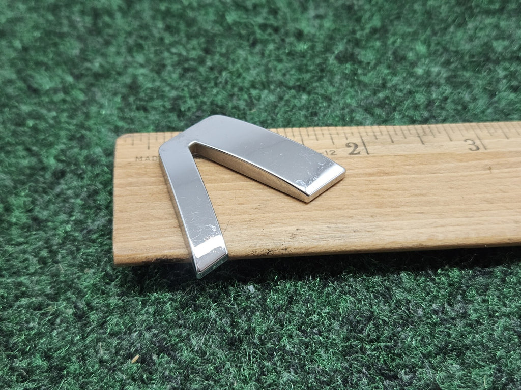 OEM "V" Chrome Individual Letter Lettering Emblem Badge Logo Nameplate 3D 7S9