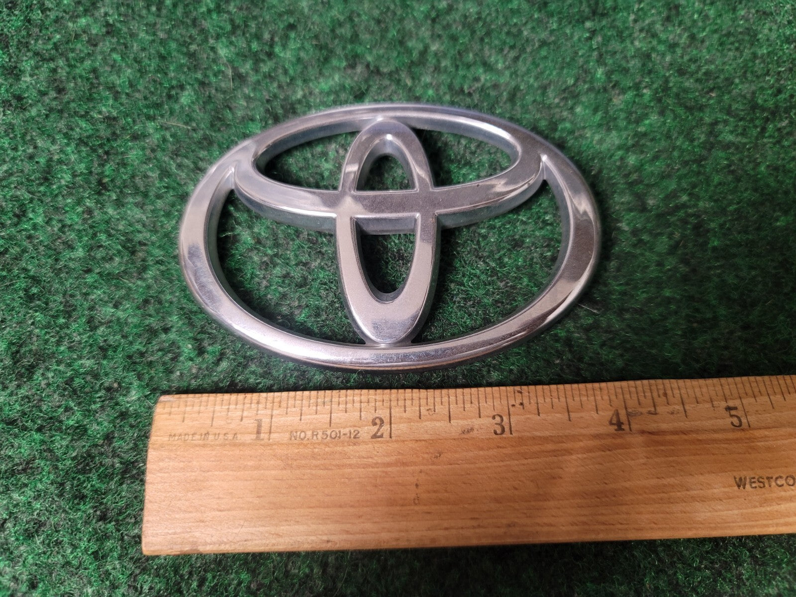 Toyota Chrome Emblem Logo Symbol Unknown Model 4" 6S9