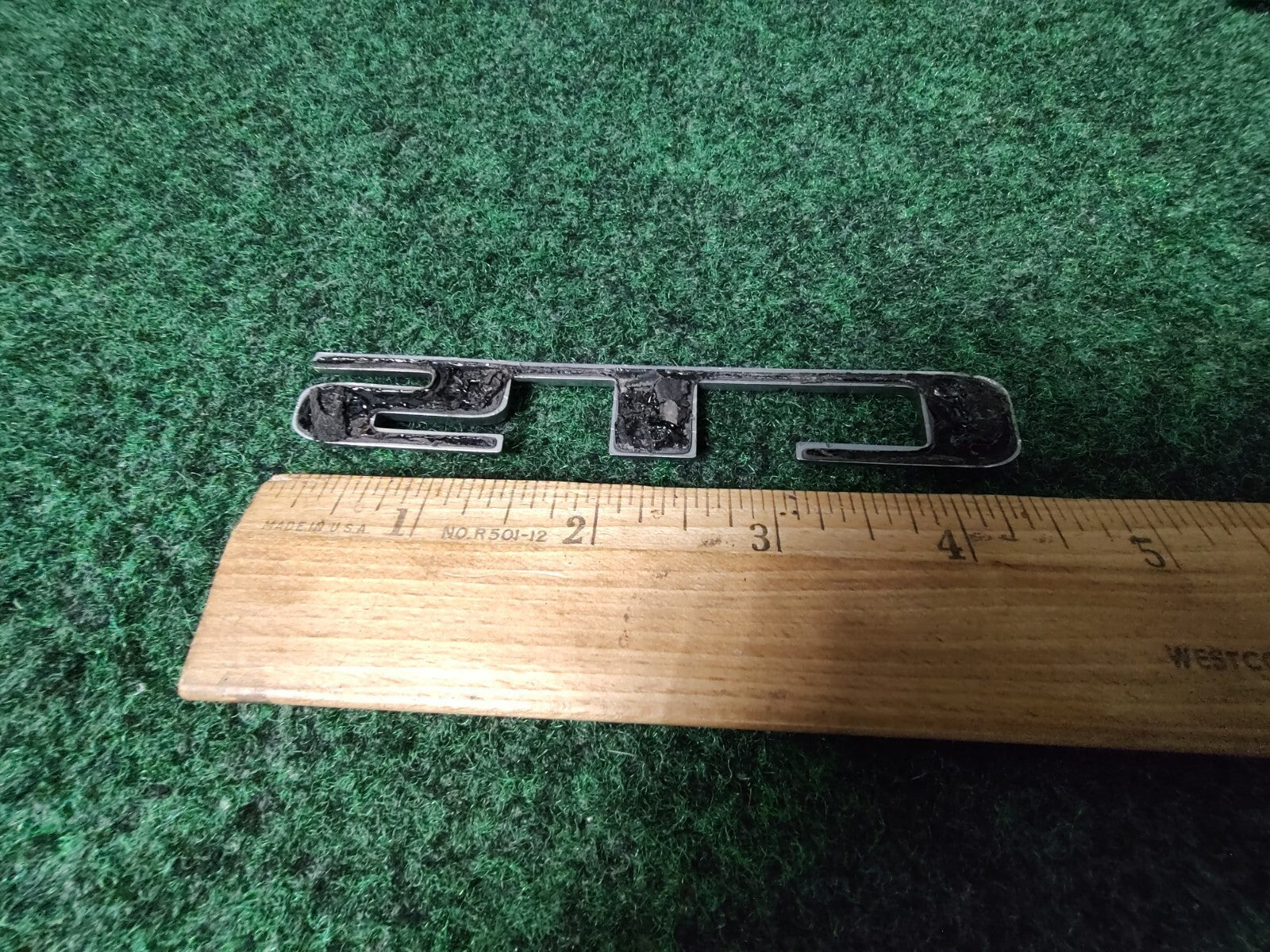 Cadillac CTS Chrome Rear Trunk Emblem Badge Logo Nameplate Name Plate OEM 7S1