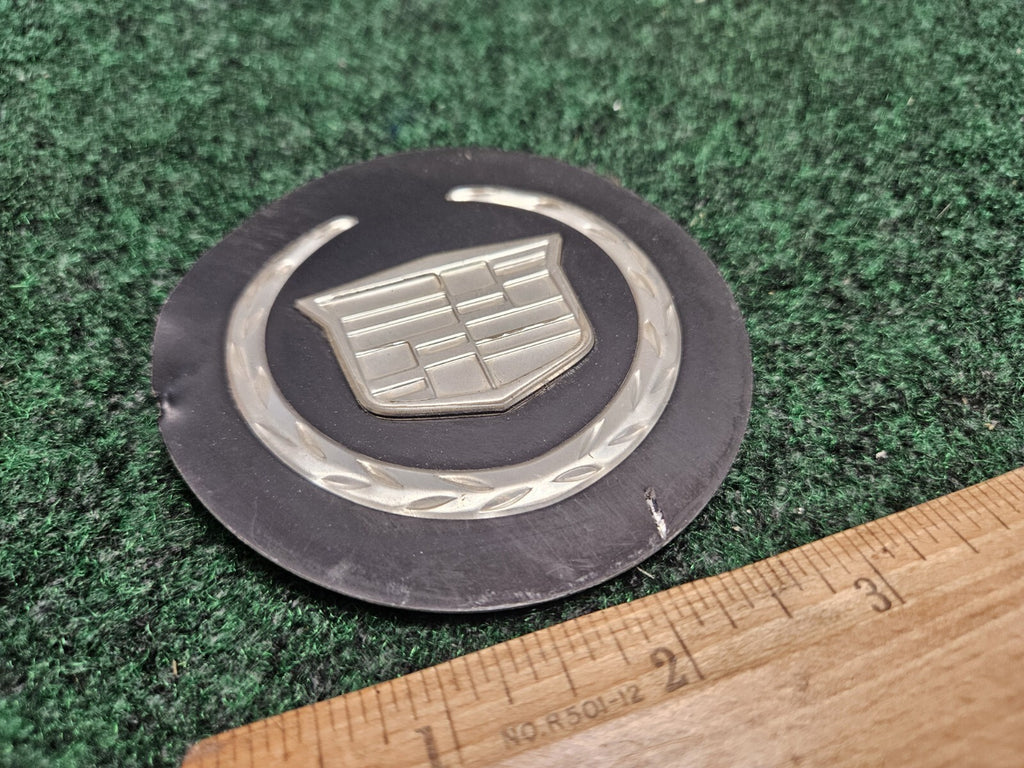 Cadillac OEM Emblem Badge Logo Name Plate Tin Like Material 5M3