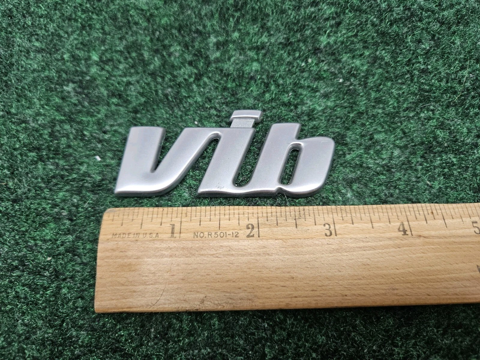 2003-2008 Pontiac Vibe "VIB" Door Emblem Logo Badge Set Silver OEM Missing E GL1