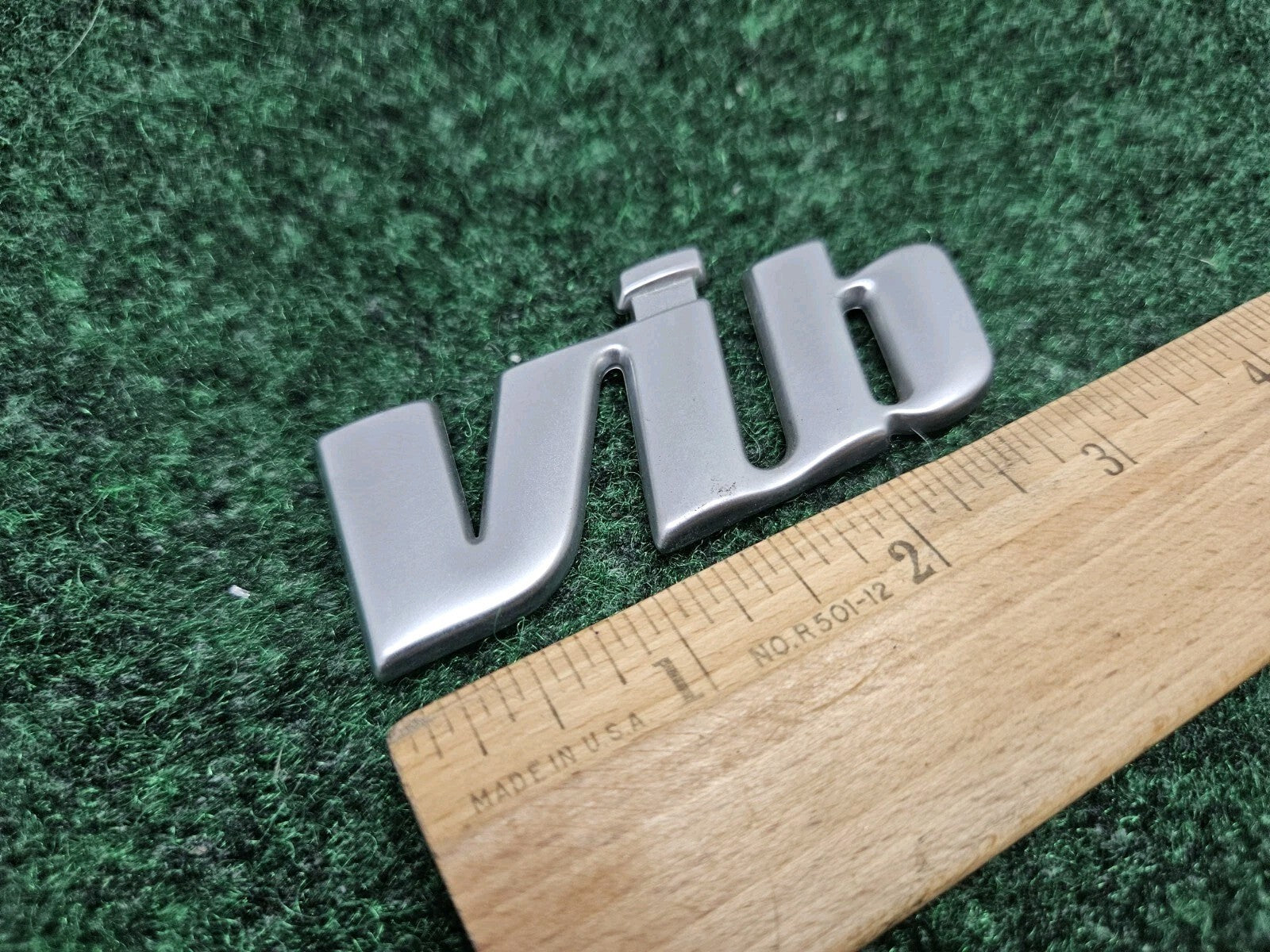 2003-2008 Pontiac Vibe "VIB" Door Emblem Logo Badge Set Silver OEM Missing E GL1