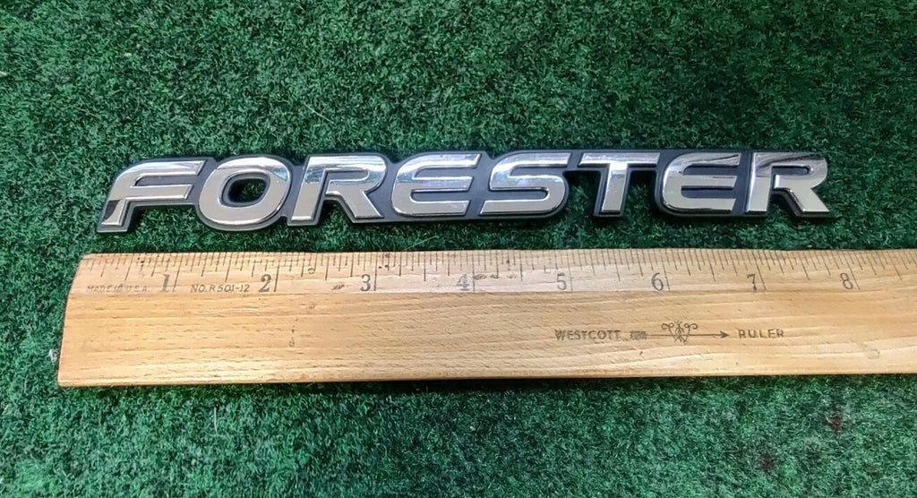 SUBARU FORESTER REAR GATE LID EMBLEM LOGO BADGE SIGN SYMBOL OEM 9L3
