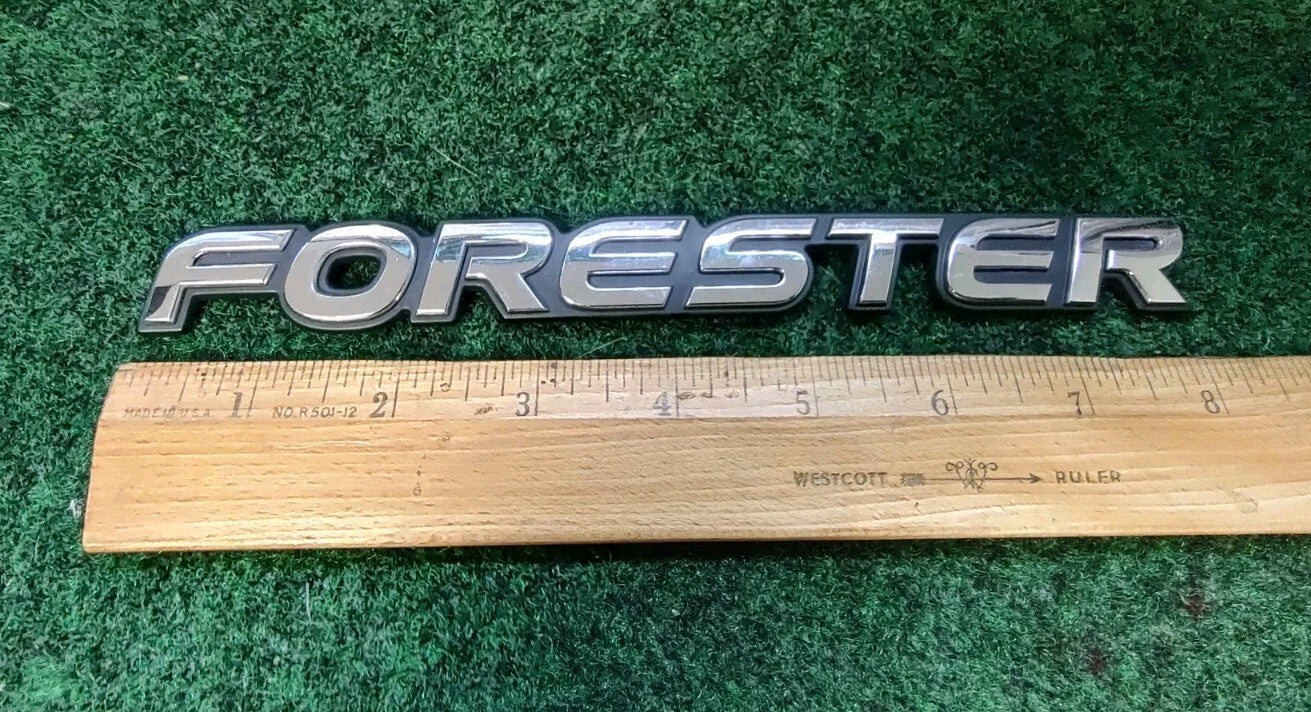 SUBARU FORESTER REAR GATE LID EMBLEM LOGO BADGE SIGN SYMBOL OEM 9L3