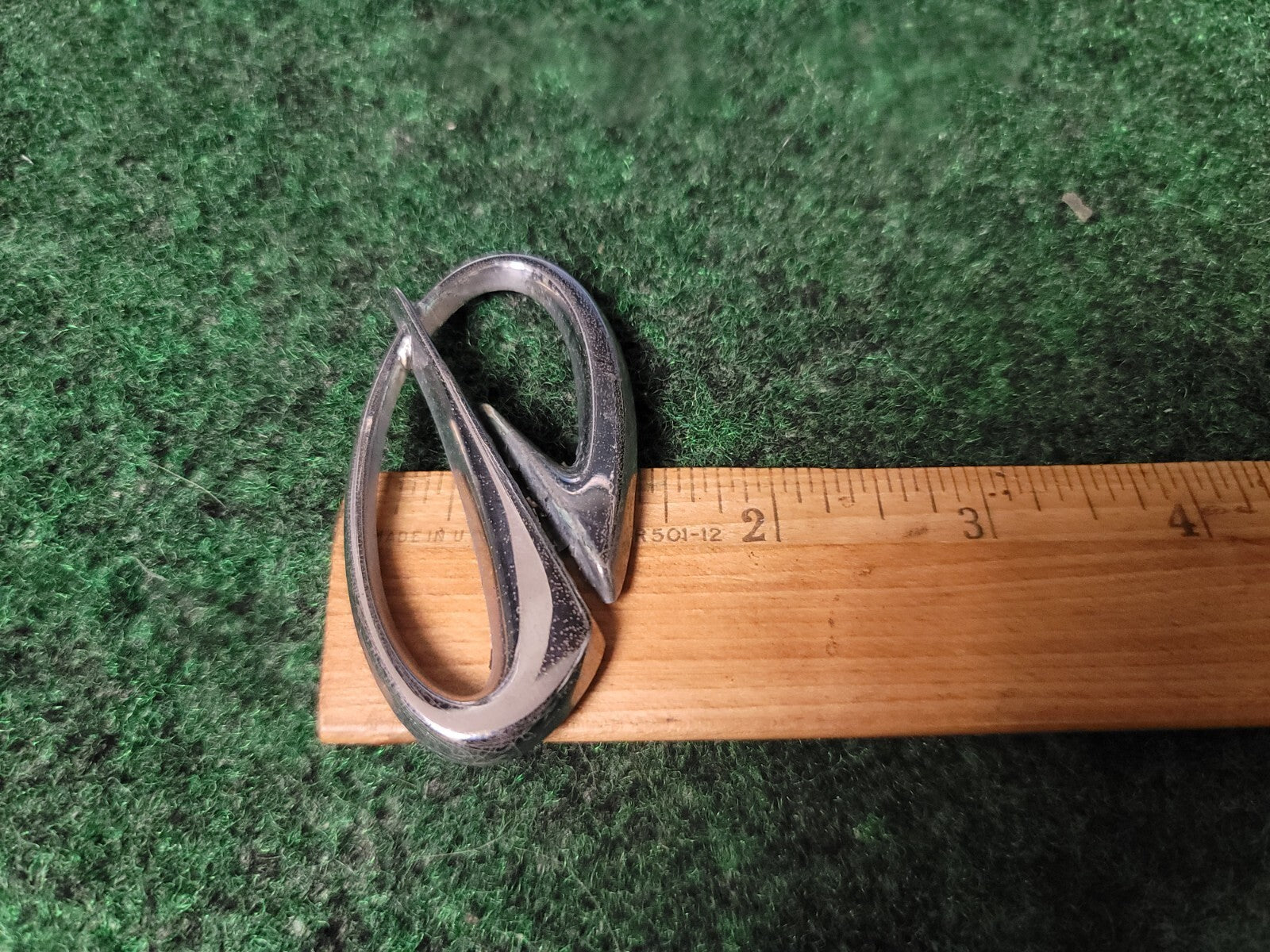 Vintage OLDSMOBILE Chrome EMBLEM SYMBOL BADGE OEM Nameplate 5S2