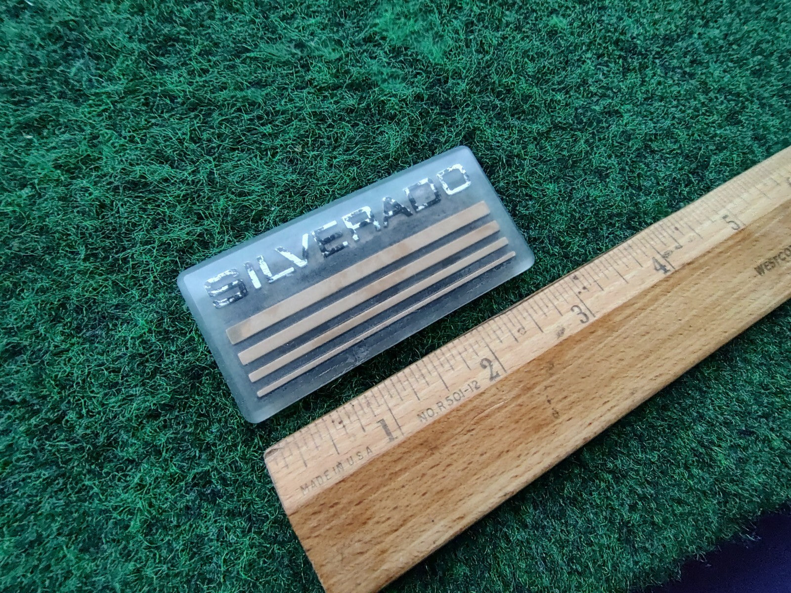 1990s SILVERADO Plastic Roof Panel Emblem OEM NAME PLATE 5S3