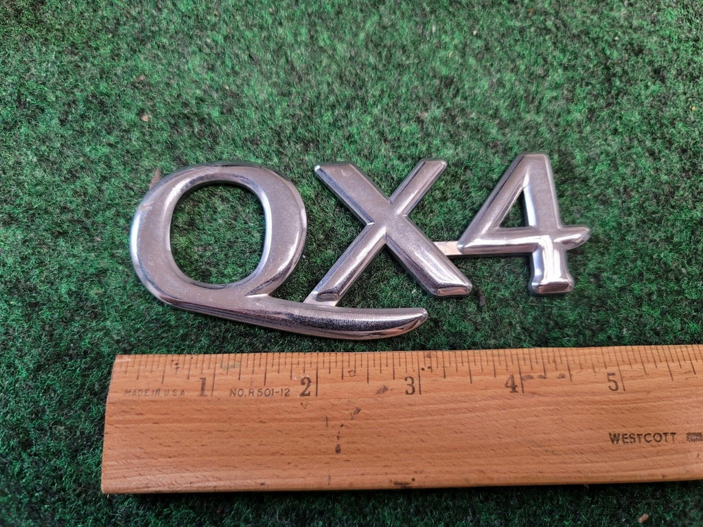1997-2000 Infiniti QX4 Emblem Logo Letters Badge Trunk Gate Rear Chrome OEM 2M4