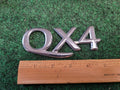 1997-2000 Infiniti QX4 Emblem Logo Letters Badge Trunk Gate Rear Chrome OEM 2M4