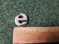 Jeep OEM "E" Chrome Hood Hatch Individual Letter Emblem Badge Logo Nameplate 4S1